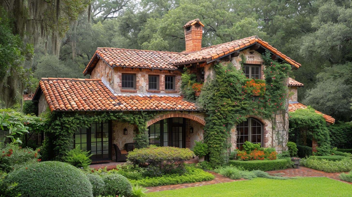 Houston home showcasing a well-installed tile roof