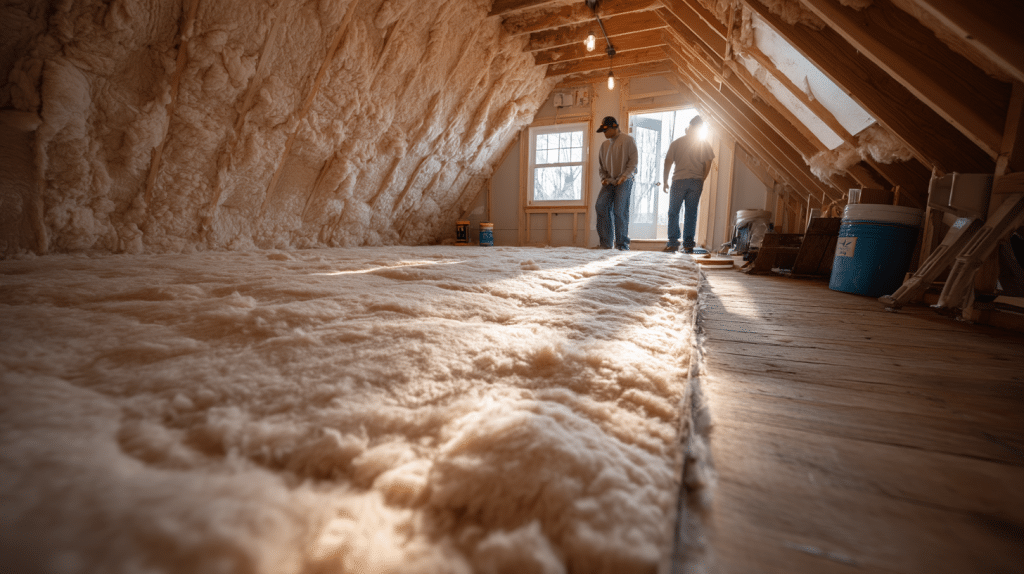 Attic Insulation in Baytown image