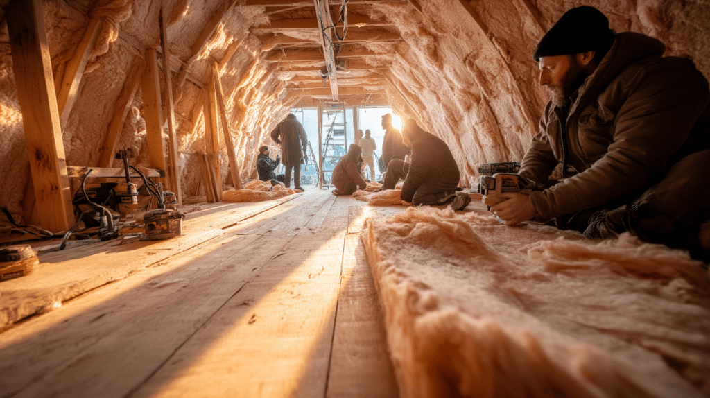 Attic Insulation in Conroe image