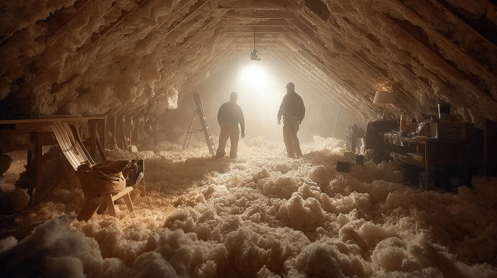 Attic Insulation in Pearland