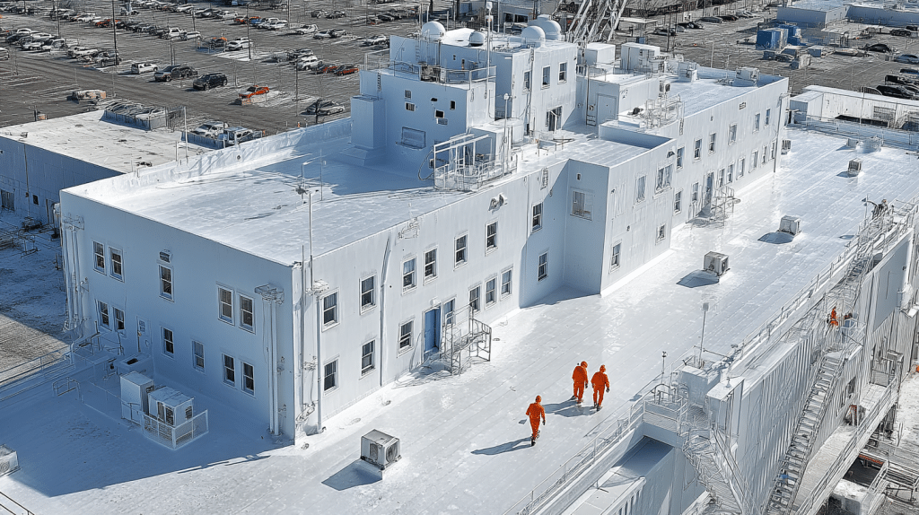 Commercial Roof Maintenance in Conroe