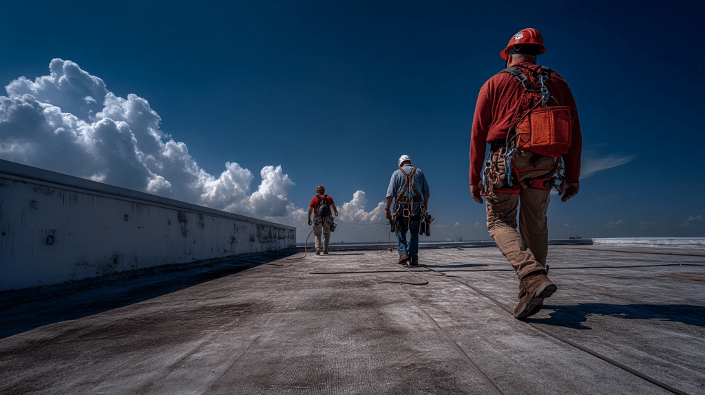 Commercial Roof Maintenance in League City
