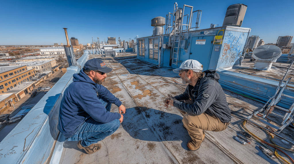 Commercial Roof Maintenance in Pearland