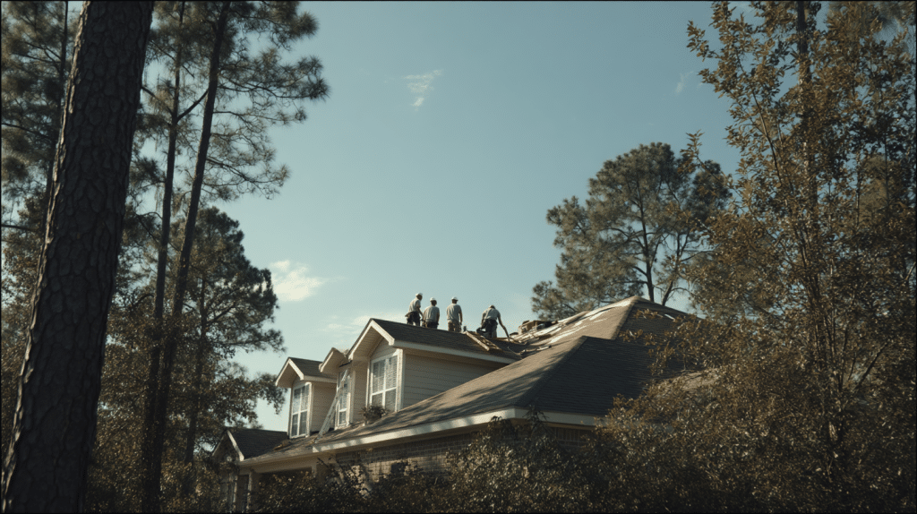 Composite Shingle Roofing in The Woodlands image