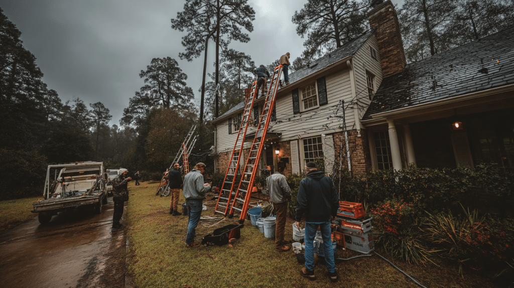 Emergency Roof Repair in Pearland