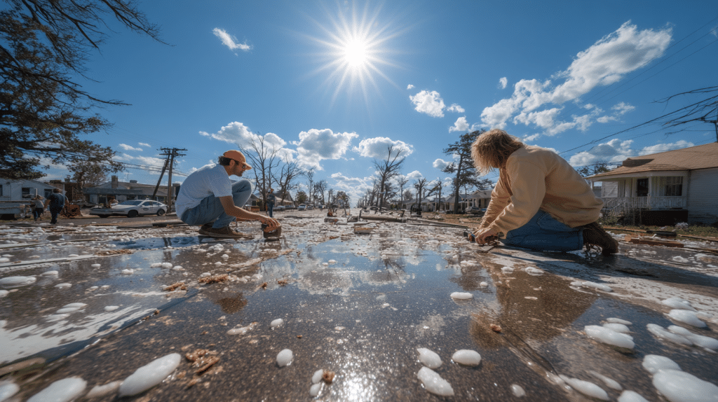 Hail Damage Roof Repair in Deer Park image