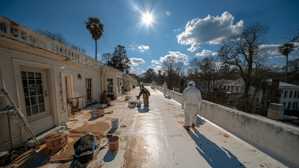 Roof Coating in Houston