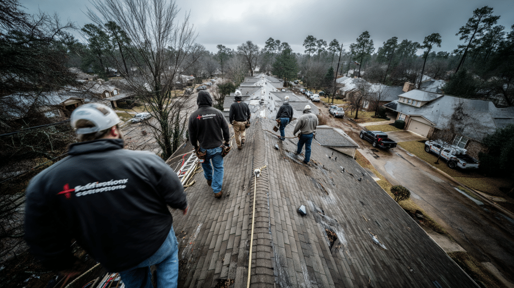 Storm Damage Roof Repair in League City