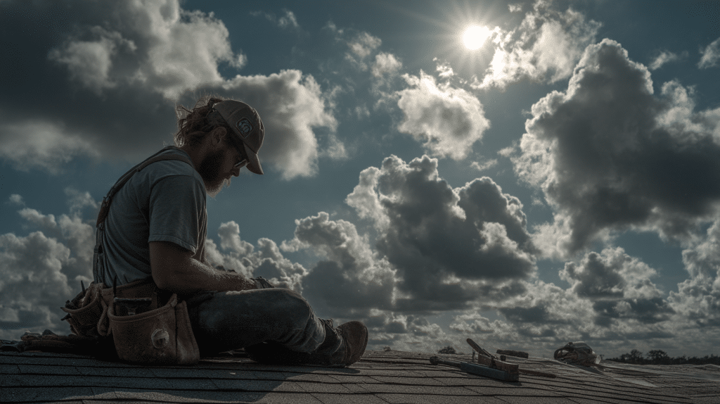 Storm Damage Roof Repair in Pearland