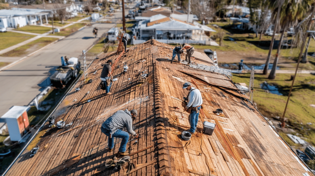 Storm Damage Roof Repair in Sugar Land
