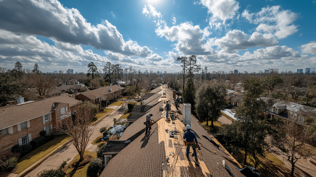 Wind Damage Roof Repair in Deer Park image