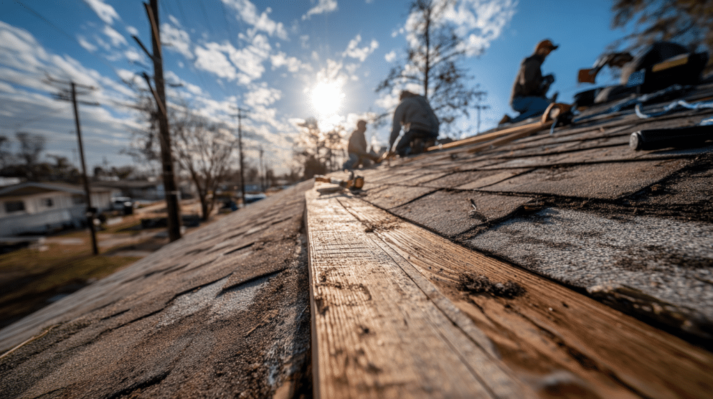 Wind Damage Roof Repair in Pasadena