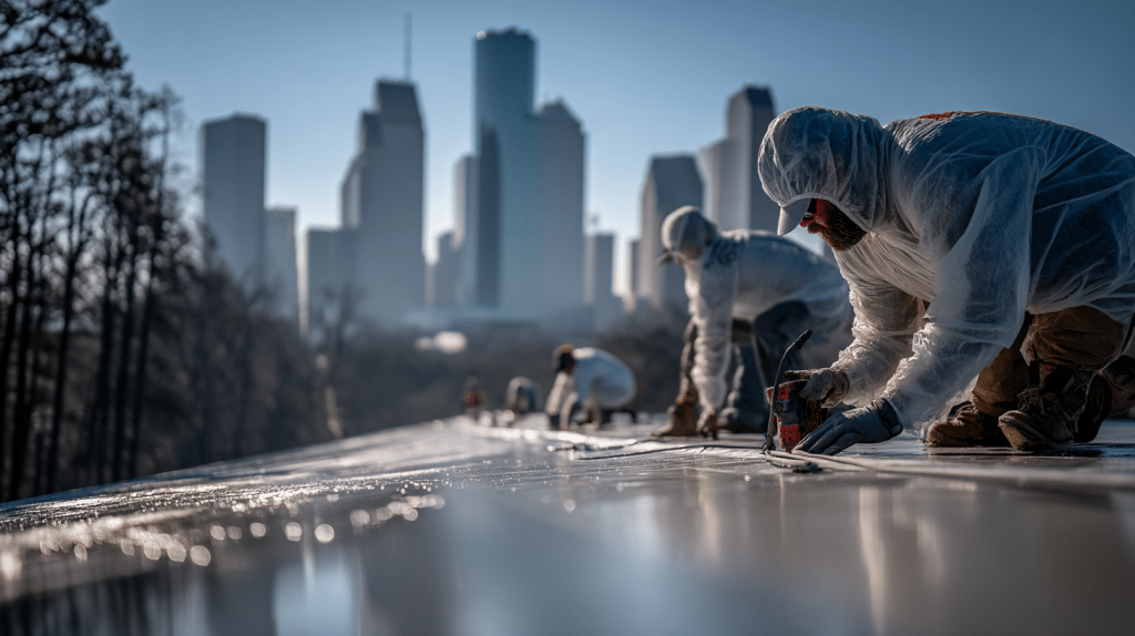 Wind Damage Roof Repair in Sugar Land