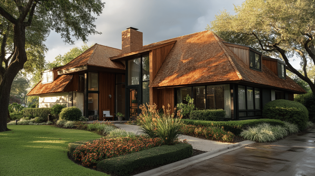 Wood Shake Roofing in Baytown image