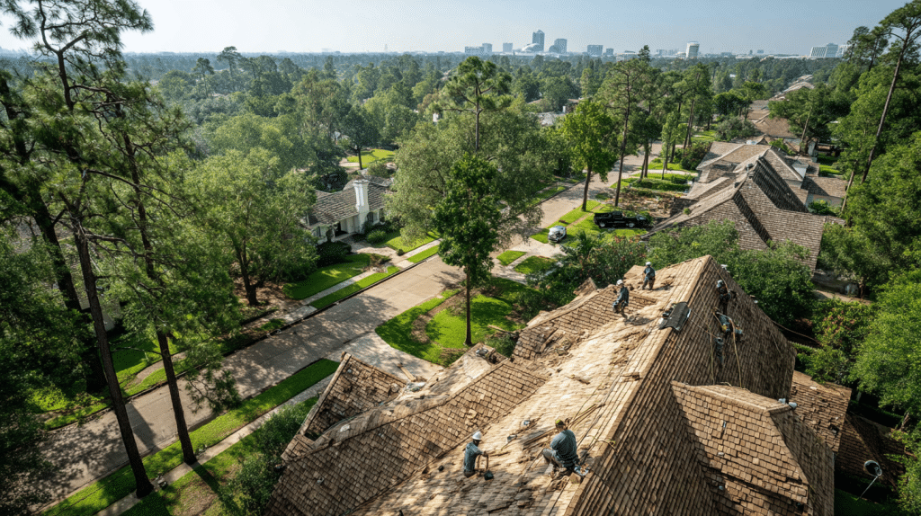 Wood Shake Roofing in Conroe image