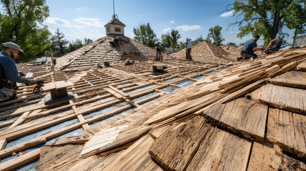 Wood Shake Roofing in Deer Park image