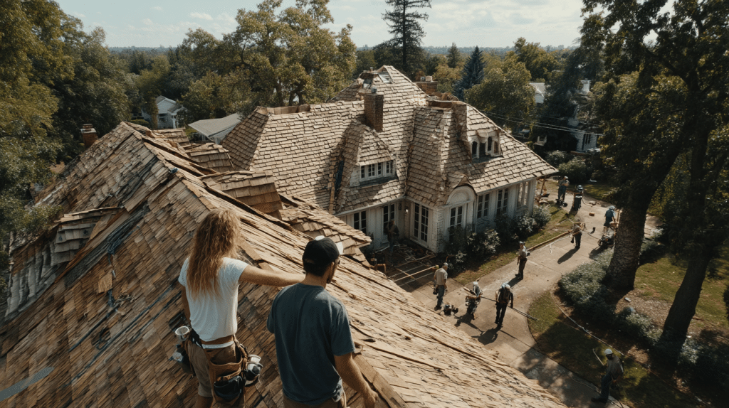 Wood Shake Roofing in Katy image