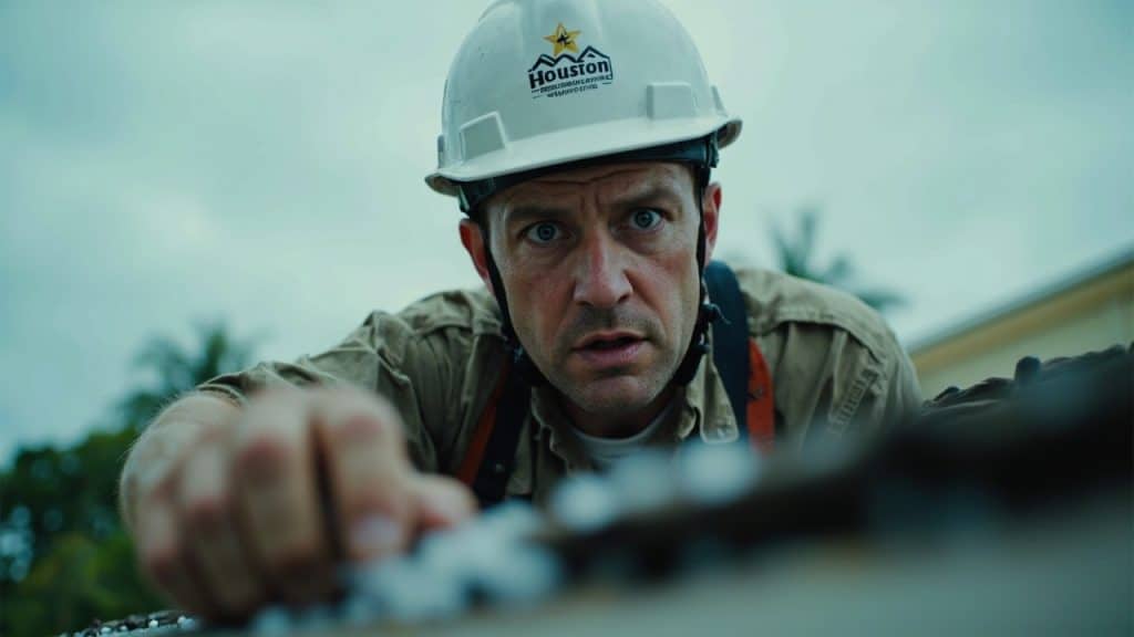 Hail Damage Roof Repair in La Porte TX 77571