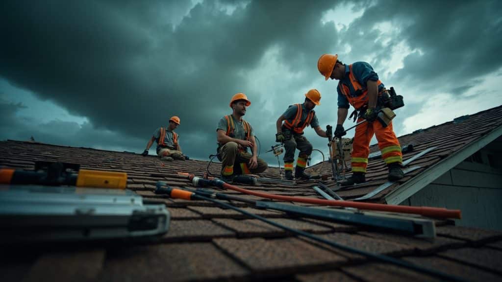 Storm Damage Roof Repair in Lake Jackson TX 77566