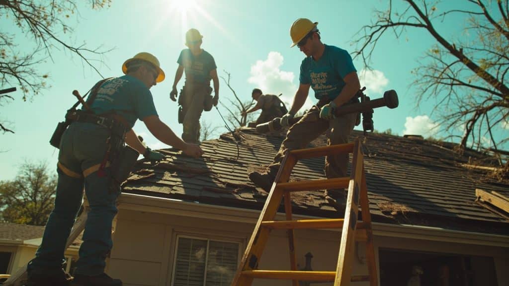 Storm Damage Roof Repair in Missouri City TX 77489