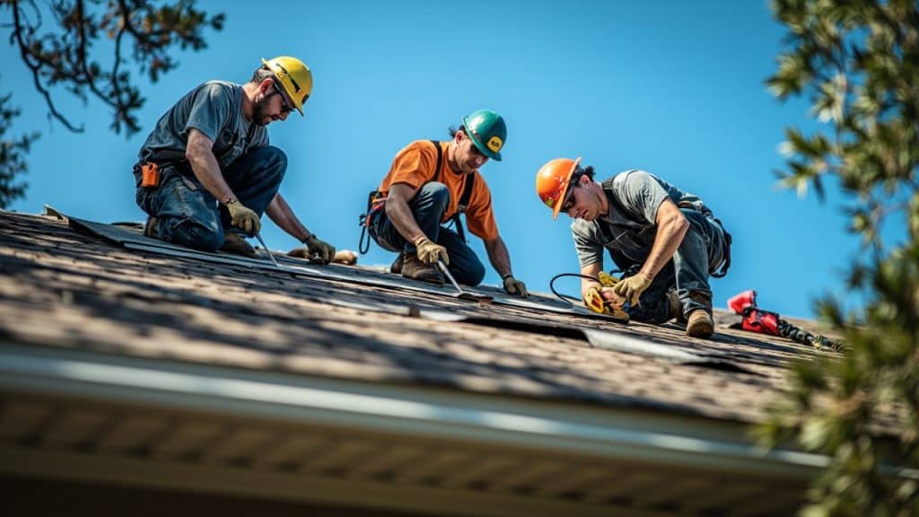 Wind Damage Roof Repair in Friendswood TX 77546