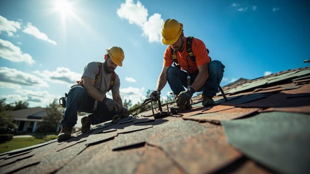 Wind Damage Roof Repair in Mission Bend TX 77083