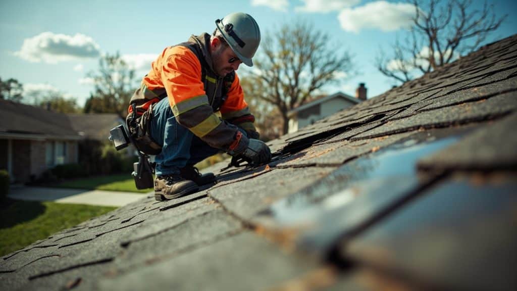 Wind Damage Roof Repair in Spring TX 77373
