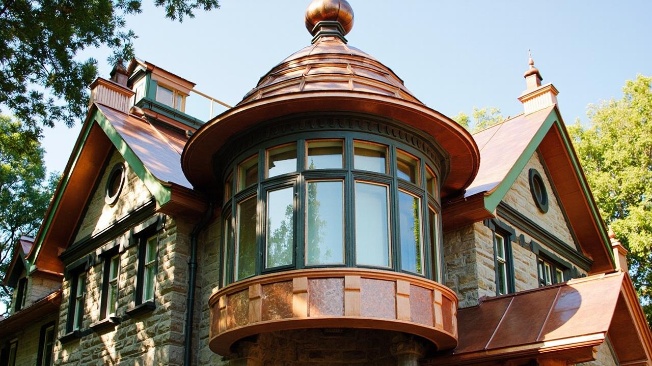 bellaire copper roofing accents