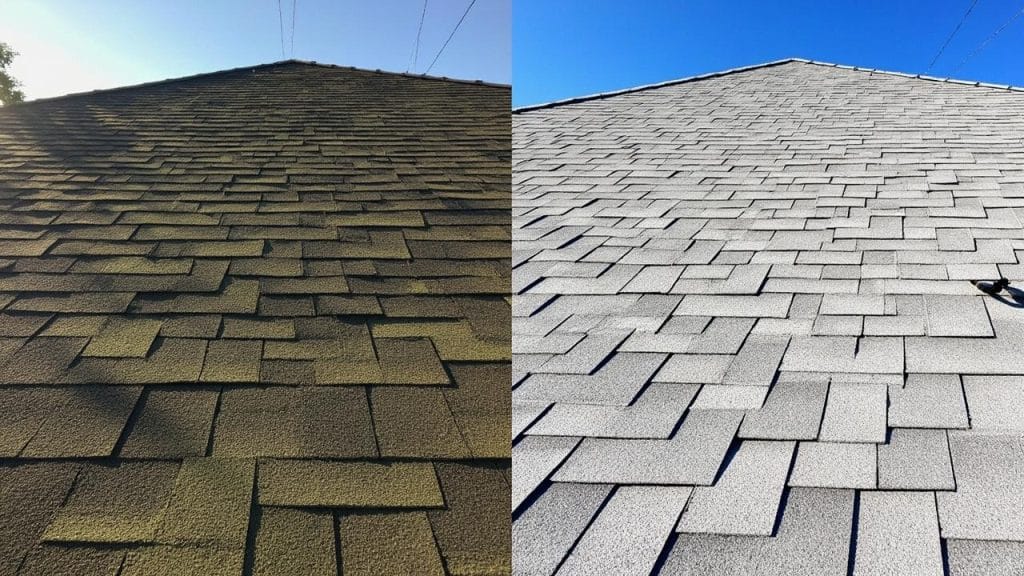 clear lake tx roof algae stains