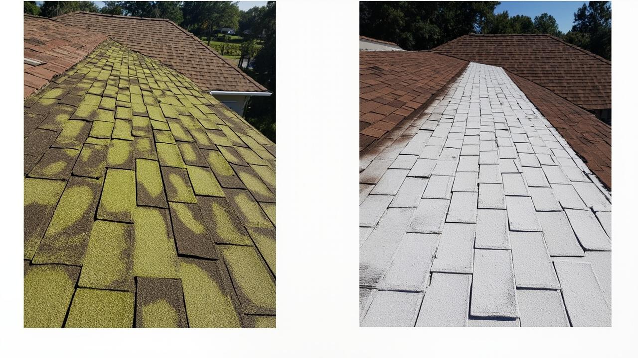 clear lake tx roof algae stains