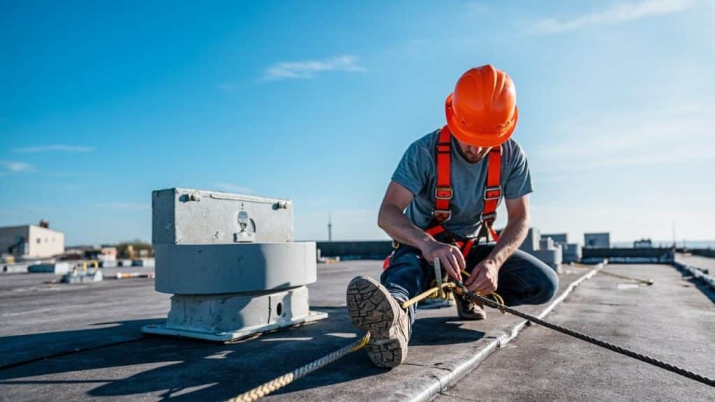deer park roof safety anchors