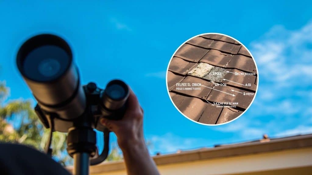 detecting roof damage from ground houston