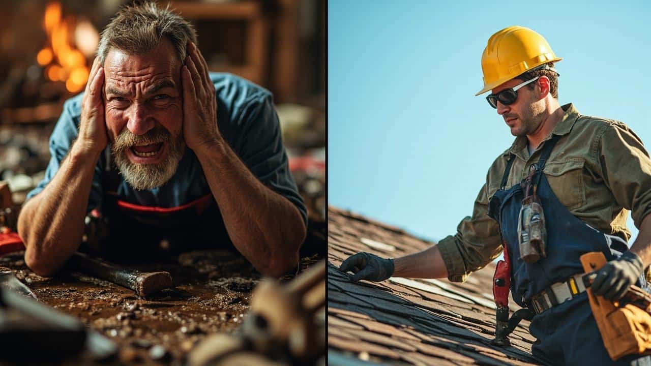 diy vs professional roof repair houston