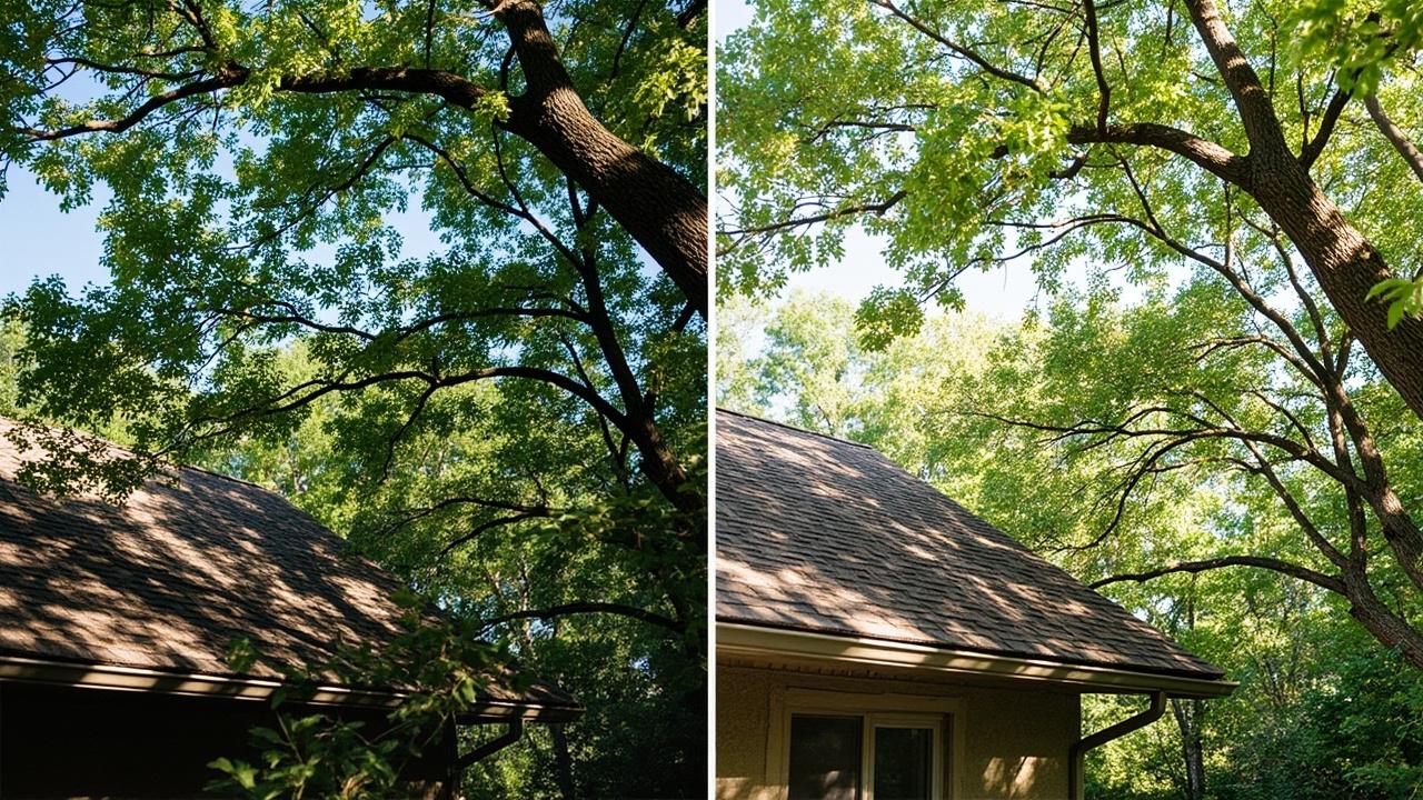 friendswood tree trimming for roof health