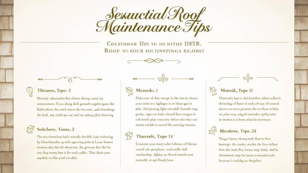 hillcrest tx roof maintenance schedule