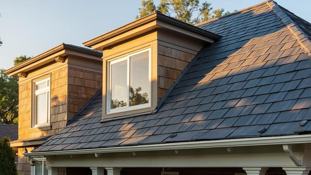 houston heights metal shingle roofing