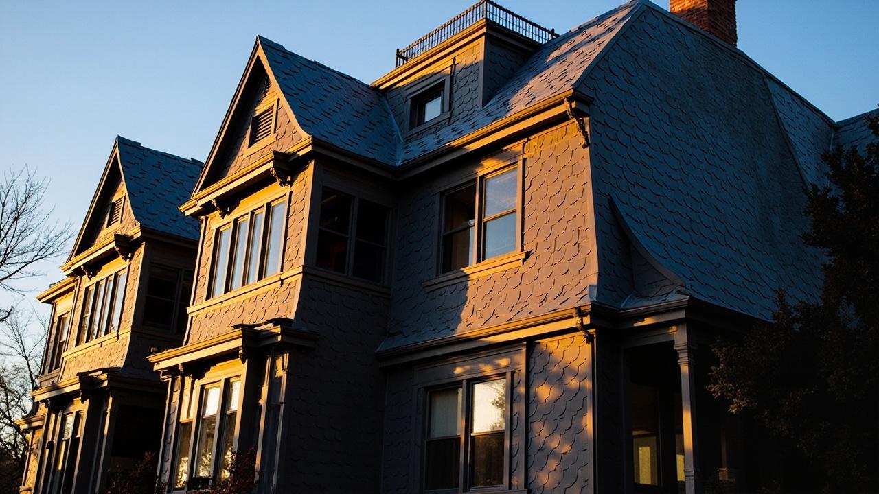 houston heights metal shingle roofing