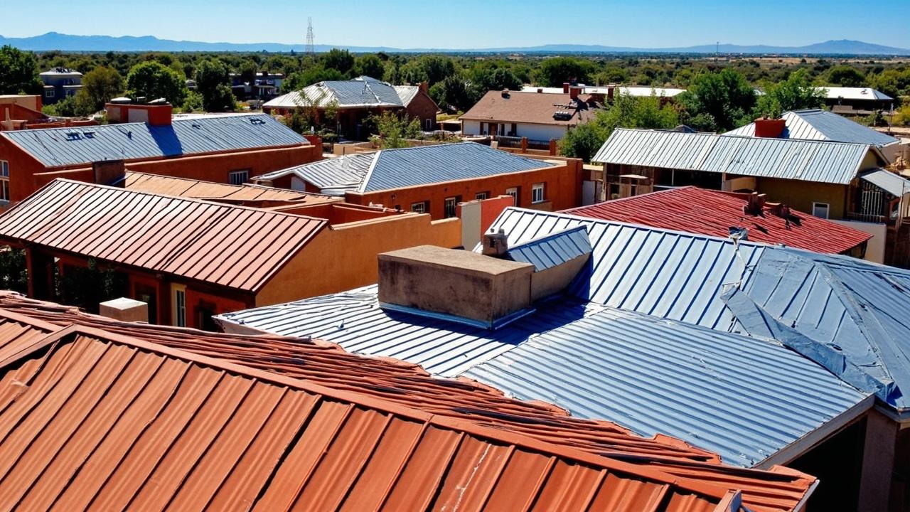 santa fe tx metal roof colors