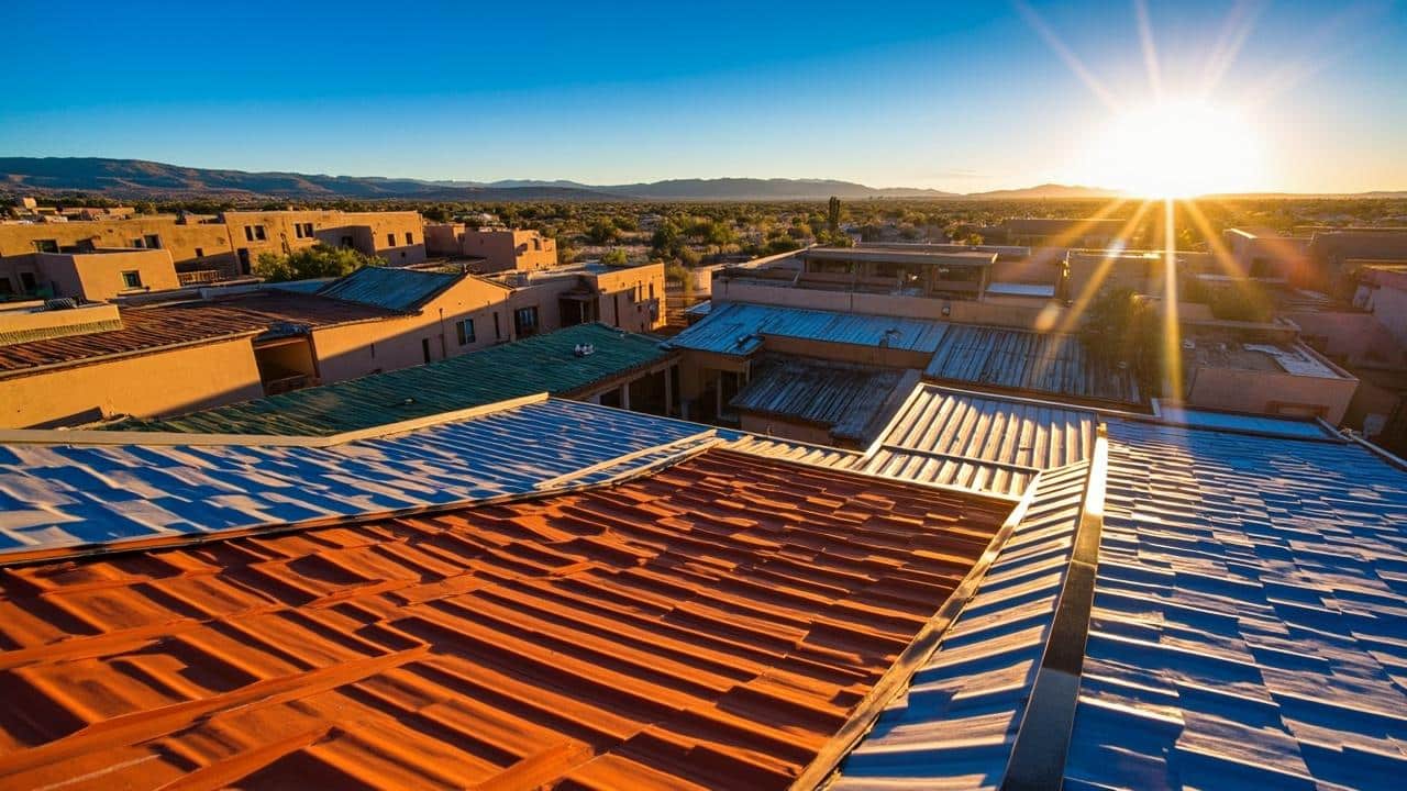 santa fe tx metal roof colors