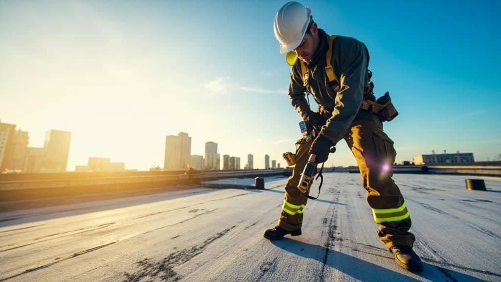 sugar land commercial flat roof inspection